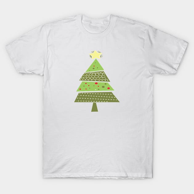 Christmas tree T-Shirt by Gigart